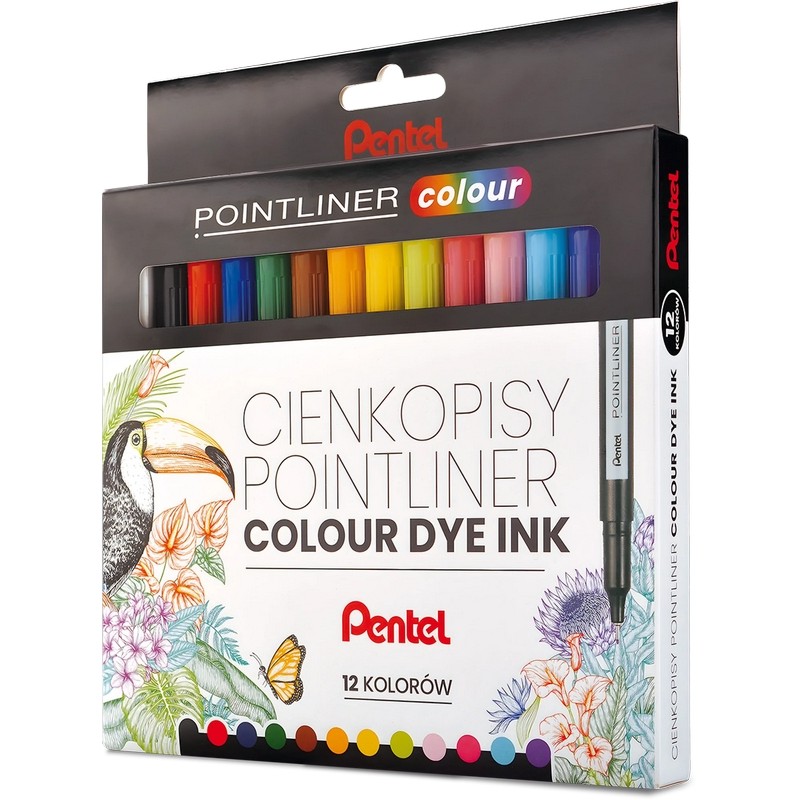 Zestawy Pointliner Colour 12 Szt. S40-St12Pl Pentel