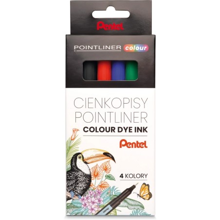 Zestawy Pointliner Colour 4 Szt. S40-St4Pl Pentel