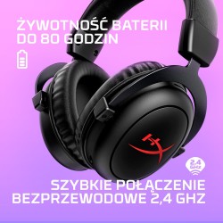 Bezprzewodowy Zestaw Słuchawkowy Do Gier Kingston Hyperx Cloud Ii Core