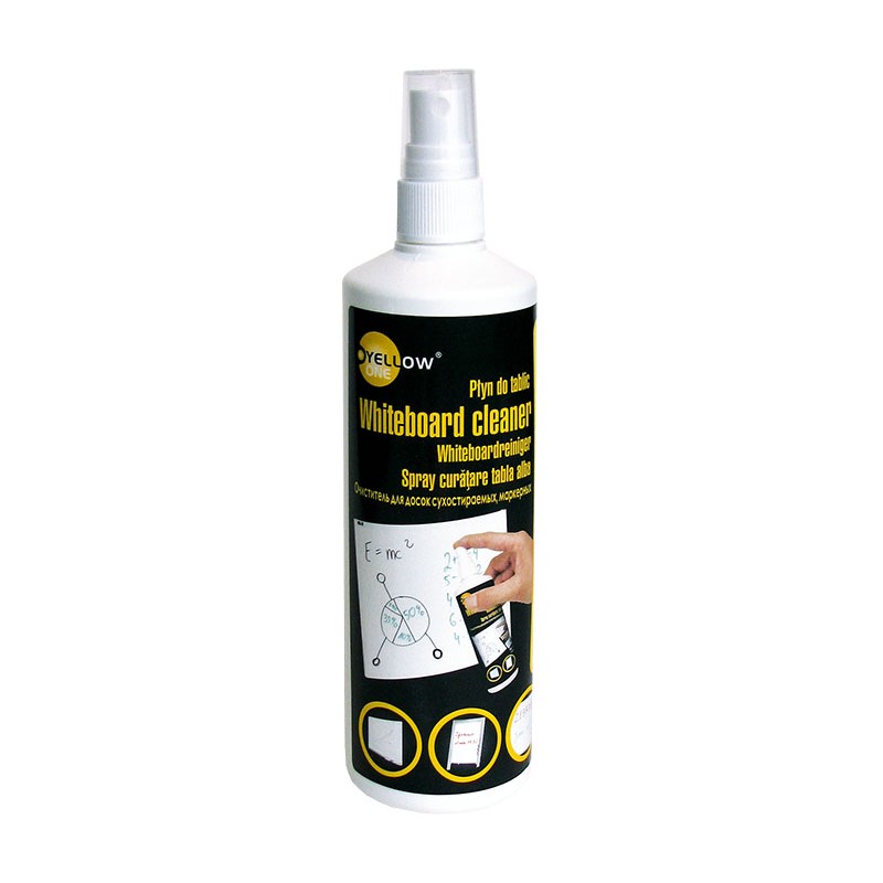 Płyn Do Czyszczenia Tablic Suchościeralnych 250Ml 125-1039 Yellow One