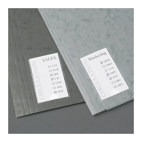 Samoprzylepne Kieszenie Na Etykiety 3L 35X75Mm 10320 (12 Sztuk)