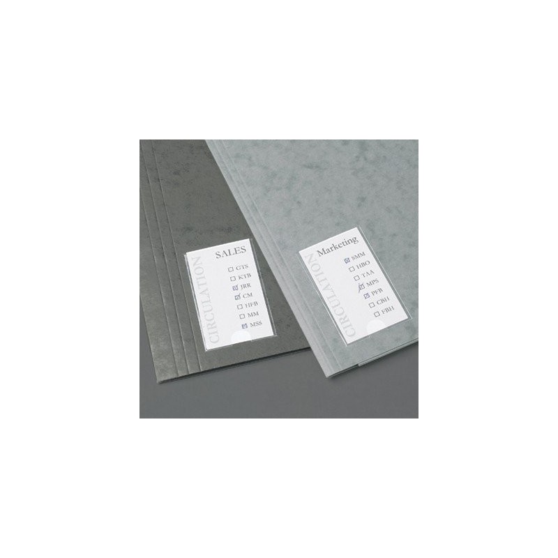Samoprzylepne Kieszenie Na Etykiety 3L 35X75Mm 10320 (12 Sztuk)