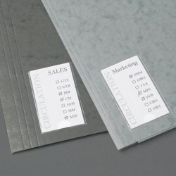 Samoprzylepne Kieszenie Na Etykiety 3L 35X75Mm 10320 (12 Sztuk)