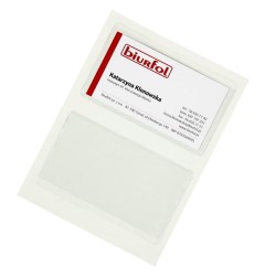 Kieszeń Samoprzylepna Na Wizytówki (10) Ks-04-01 Biurfol