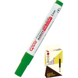 Marker Tablicowy Gr-003 Okrągła Końcówka Zielony Grand 160-1311