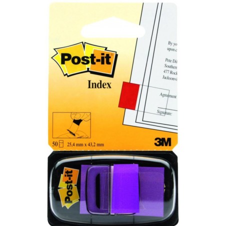 Zakładki Indeksujące Post-It® Standardowe 25 X 43 Mm 50 Kartek