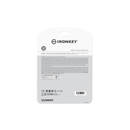 Kingston Ironkey Locker+ 50 Pamięć Usb 64 Gb Usb Typu-A 3.2 Gen 1 (3.1 Gen 1) Srebrny