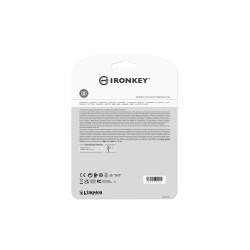 Kingston Ironkey Locker+ 50 Pamięć Usb 64 Gb Usb Typu-A 3.2 Gen 1 (3.1 Gen 1) Srebrny