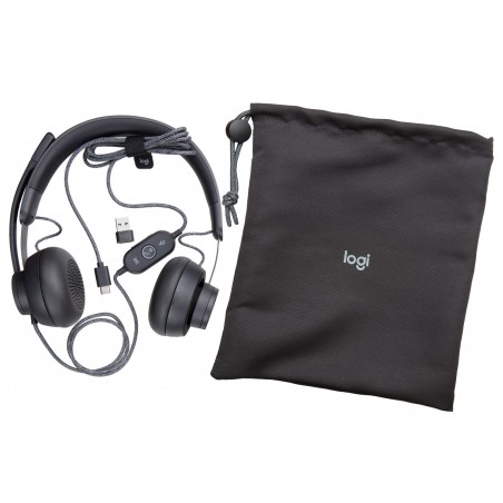 Zestaw Słuchawkowy Logitech Zone Wired Earbuds Usb Teams