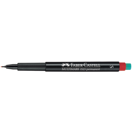 Foliopis Z Gumką Ohp Multimark S 0.4 Czerwony Faber-Castell  Fc152321