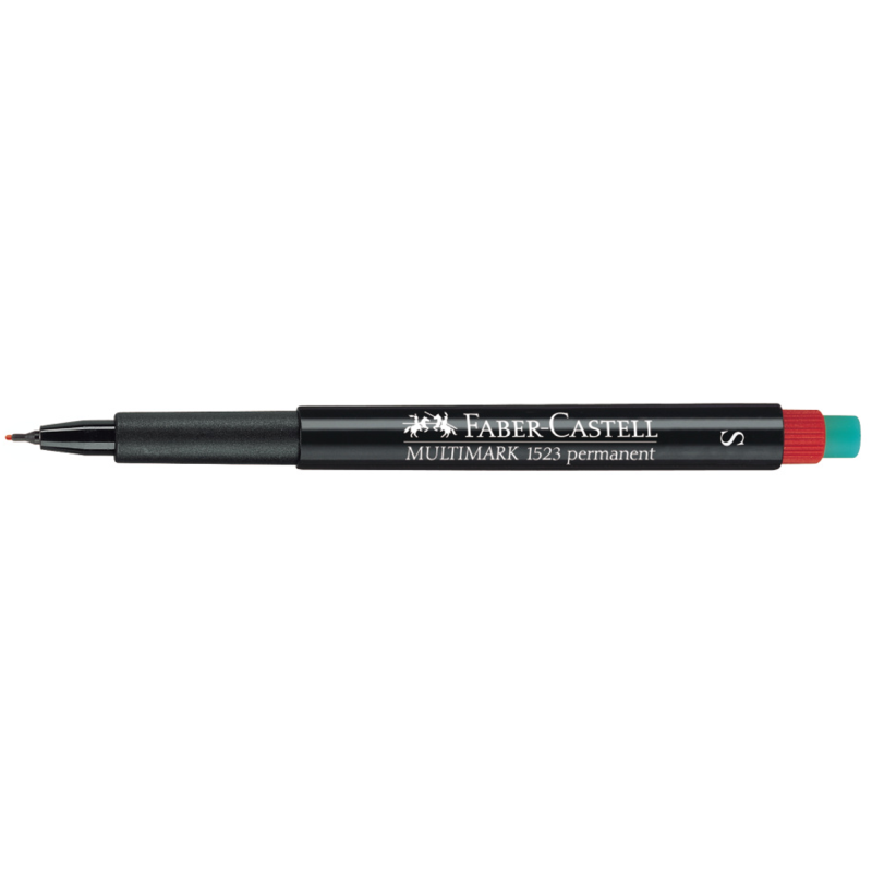 Foliopis Z Gumką Ohp Multimark S 0.4 Czerwony Faber-Castell  Fc152321