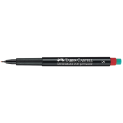 Foliopis Z Gumką Ohp Multimark S 0.4 Czerwony Faber-Castell  Fc152321