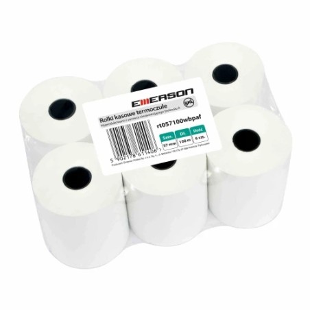 Rolki Termiczne 57X100M 6Szt Emerson Rt057100Wkkbpaf Bpa Free.