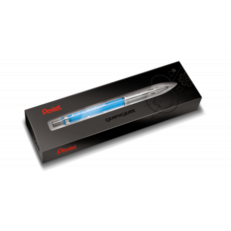 Ołówek Automatyczny Pentel 0,7 Mm Graphgear 300 Transparentny Błękitny Pg317-Tsx