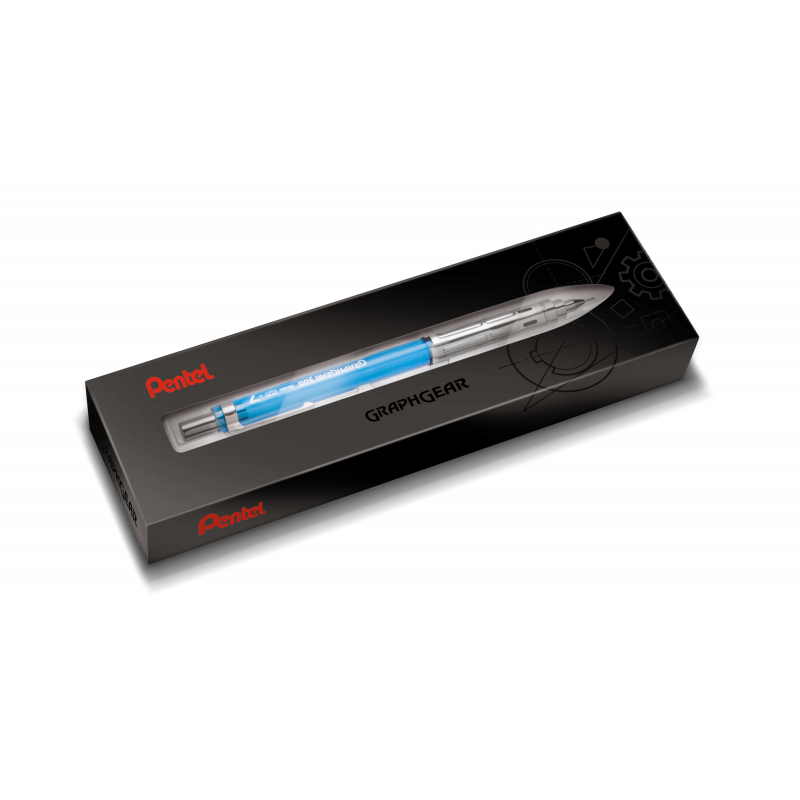 Ołówek Automatyczny Pentel 0,7 Mm Graphgear 300 Transparentny Błękitny Pg317-Tsx