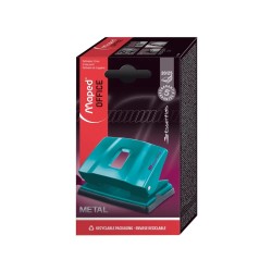 Dziurkacz Essentials Metal Deco Do 25 Kartek Turkusowy Maped