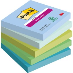 Karteczki Samoprzylepne 5 Bloczków / 90 Karteczek Paleta Oasis 76X76Mm Super Sticky 7100258898 Post-It