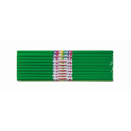 Bibuła Marszczona 50X200Cm, Zielony, 10 Szt., Happy Color, Ha 5020-5