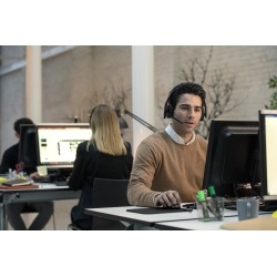 Epos Adapt 261 Zestaw Słuchawkowy Bezprzewodowy Opaska Na Głowę Biuro/Centrum Telefoniczne Usb Type-C Bluetooth Czarny