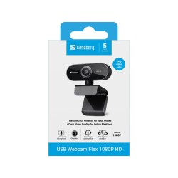 Kamera Internetowa Sandberg Usb Webcam Flex 1080P Hd