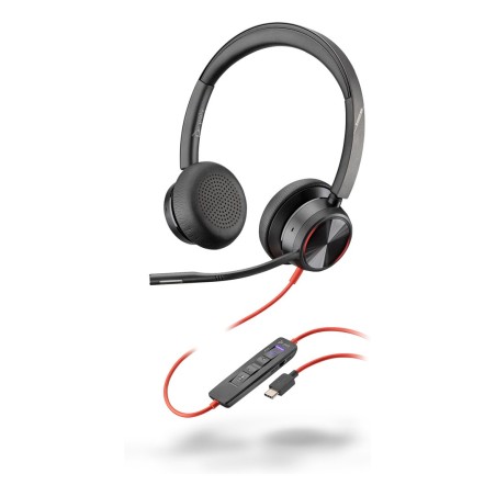 Zestaw Słuchawkowy Poly Blackwire 8225 Stereo 8X225Aa Usb-C Z Certyfikatem Microsoft Teams + Przejściówka Usb-C/A