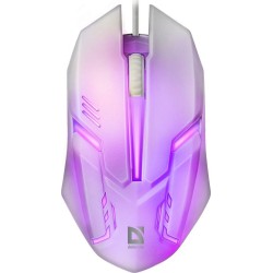 Defender Mysz Cyber Mb-560L 7 Kolorów 1200Dpi 3P Biała 52561
