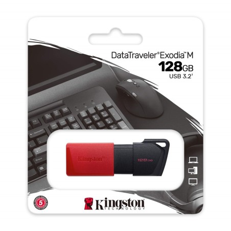 Kingston Exodia 128Gb Usb3.2 Red