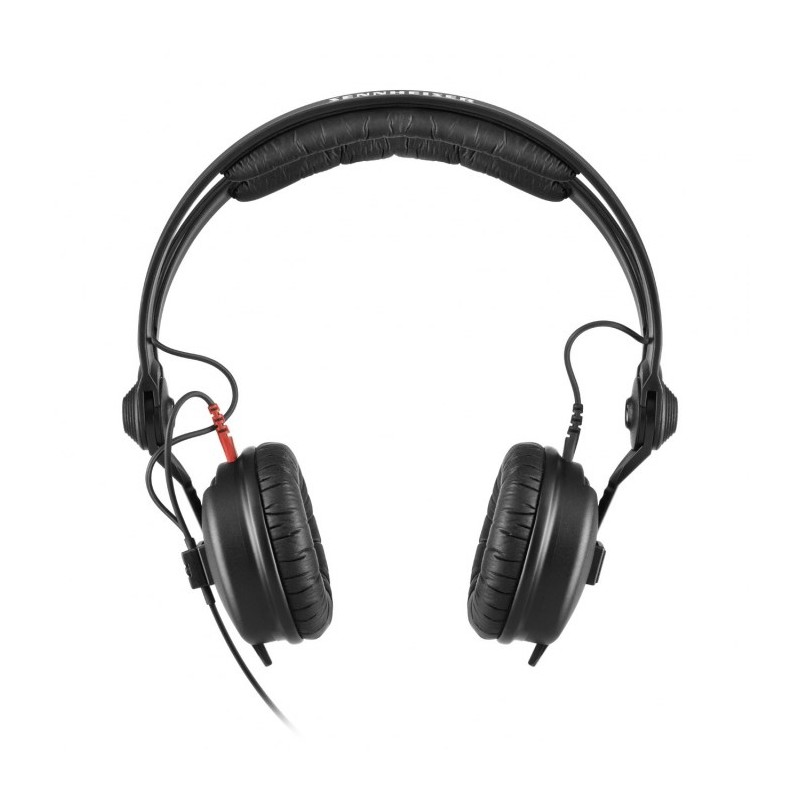 Sennheiser Hd 25 Plus - Słuchawki Profesjonalne, Zamknięte, Przewód Prosty I Spiralny, Dodatkowe Poduszki Welurowe, Pokrowiec