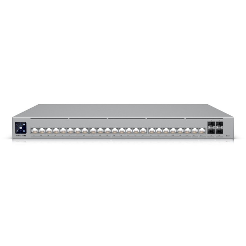 Switch Ubiquiti Usw-Pro-Hd-24-Poe-Eu Etherlighting, 2X 10Gbe Poe++, 22X 2.5Gbe Poe++, 4X 10G Sfp+