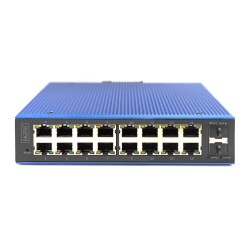 Digitus Przemysłowy 16+2 Portowy Zarządzany Przełącznik Gigabit Ethernet Poe L2