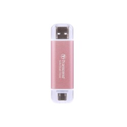 Transcend Esd310 512 Gb Usb Type-A Na Usb Type-C 3.2 Gen 2 (3.1 Gen 2) Różowy