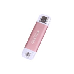 Transcend Esd310 512 Gb Usb Type-A Na Usb Type-C 3.2 Gen 2 (3.1 Gen 2) Różowy