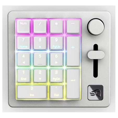 Keychron Gmmk Numpad Klawiatura Dom/Biuro Usb + Rf Wireless + Bluetooth Biały
