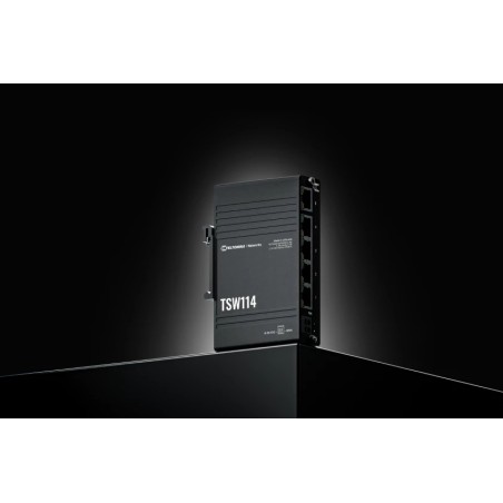 Teltonika Tsw114000000 Przełącznik Sieciowy Nie Zarządzany Gigabit Ethernet (10/100/1000) Czarny