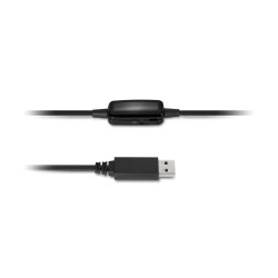Kensington K33065Ww Słuchawki/Zestaw Słuchawkowy Przewodowa Opaska Na Głowę Biuro/Centrum Telefoniczne Usb Typu-A Czarny
