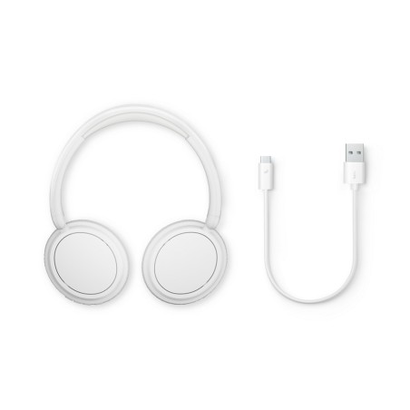 Philips 5000 Series Tah5209Wt/00 Słuchawki/Zestaw Słuchawkowy Bezprzewodowy Opaska Na Głowę Połączenia/Muzyka Bluetooth Biały