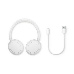 Philips 5000 Series Tah5209Wt/00 Słuchawki/Zestaw Słuchawkowy Bezprzewodowy Opaska Na Głowę Połączenia/Muzyka Bluetooth Biały