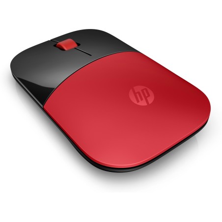 Mysz Hp Z3700 Wireless Mouse Red Bezprzewodowa Czarno-Czerwona V0L82Aa
