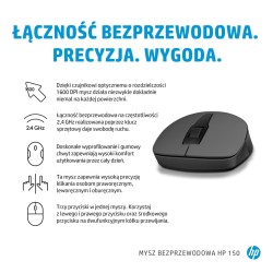 Mysz Hp 150 Wireless Mouse Bezprzewodowa Czarna 2S9L1Aa