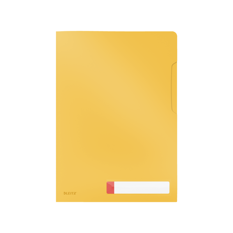 Folder A4 Z Kieszonką Na Etykietę Leitz Cosy, Żółta 47080019