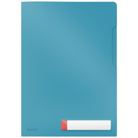 Folder A4 Z Kieszonką Na Etykietę Leitz Cosy, Niebieska 47080061
