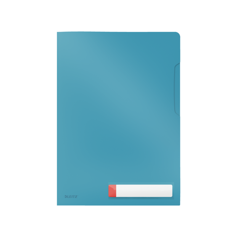 Folder A4 Z Kieszonką Na Etykietę Leitz Cosy, Niebieska 47080061