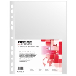 Koszulki Na Dokumenty A4 Pp Krystaliczne 50Mikr. 100Szt. Office Products 21142415-90