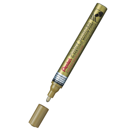 Marker Olejowy W Aluminiowej Obudowie Złoty Mmp10-X Pentel