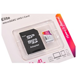 Silicon Power Microsdxc Elite 256Gb Cl10 Uhs-1/U1 A1