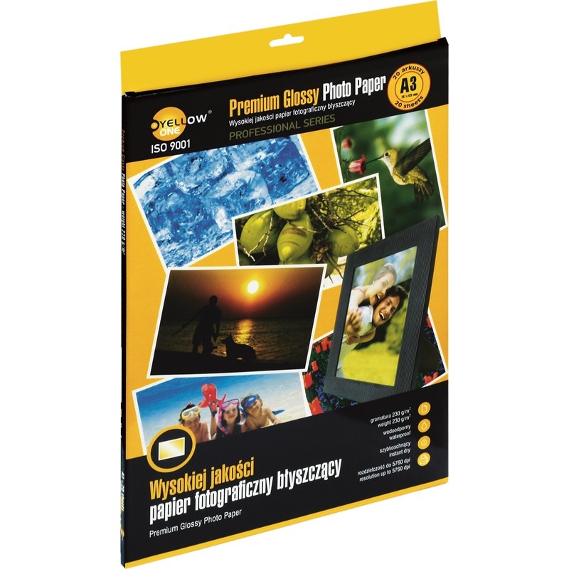 Papier Foto (3Ppg230), 230 G/M, A3 20 Arkuszy Yellow One 150-1366