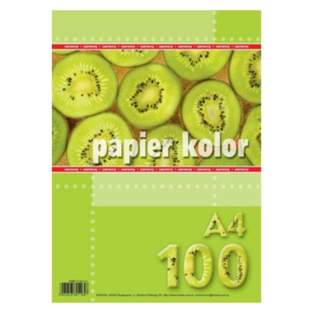 Papier Xero A4 Czerwony (100 Arkuszy) Kreska.