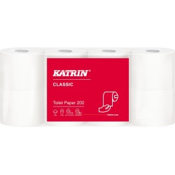 Papier Toaletowy, Małe Rolki Katrin Plus 2W Toilet 200, 104749, Opakowanie: 8 Rolek