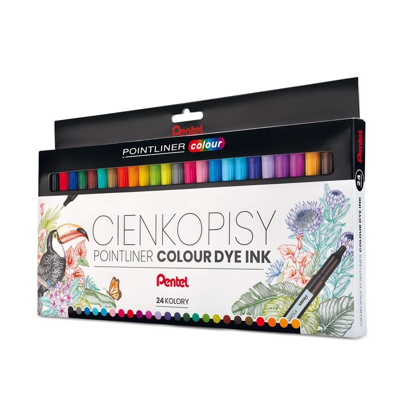 Zestawy Pointliner Colour 24 Szt. S40-St24Pl Pentel