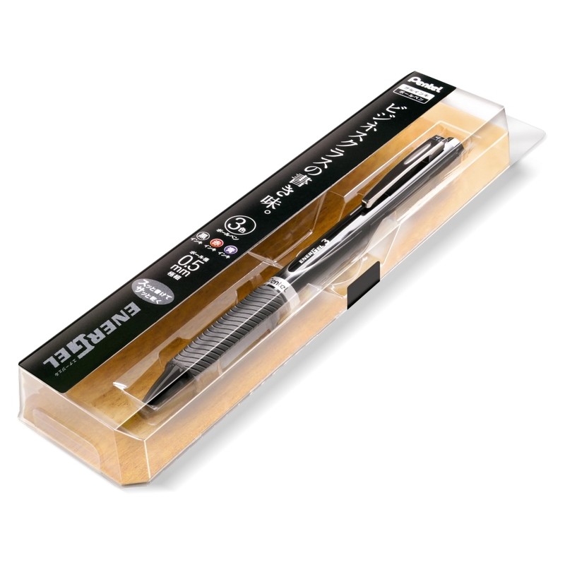 Cienkopis Kulkowy 3W1 Czarny, Czerwony I Niebieski Xblc35-A Pentel